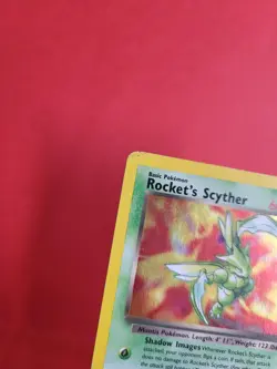 Pokemon Karte/card - Rocket's Scyther 13/132 Gym Heroes Holo - Light Played - Image 2