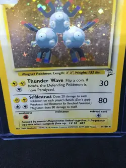 Magneton Base Set 2 Pokemon Card 9/130 Excellent Condition!! - Image 3