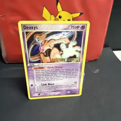 Deoxys 16/107 Destiny Promo Stamped Card Lp Condition - Image 1