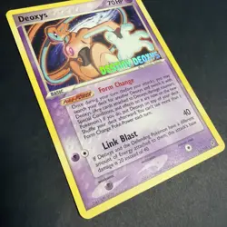 Deoxys 16/107 Destiny Promo Stamped Card Lp Condition - Image 3