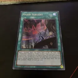 Nadir Servant RA01-EN062 Secret Rare Yugioh Card 1st Edition Mint - Image 1