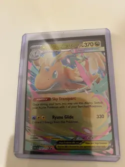 Pokemon Mega Dragonite ex 152/217 Card w/ Sleeve and Top Loader. - Image 1