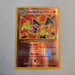 Pokemon Charizard Rare Card 11/108 150 HP Evolutions with wear - Image 1