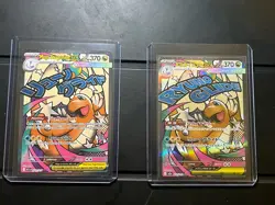 Pokemon Mega Dragonite EX Holo 2 Card Lot - English and Japanese - Image 1