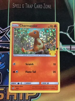Pokemon Charmander 9/25 HOLO 25th Anniversary Mcdonalds Promo 2021 Card Nm - Image 1