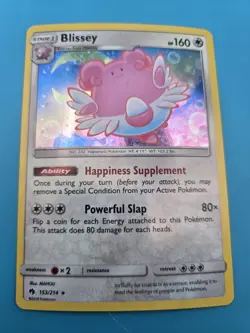 Blissey - 153/214 - Cosmos Holo - Promo - Lost Thunder - Pokemon Card LP - Image 1