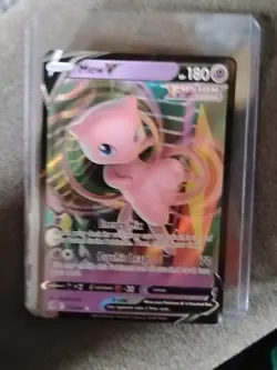Pokemon Mew V 113/264 Fusion Strike Ultra Rare NM/M Trading Card - Image 1