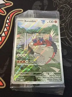 Pokemon Card Koraidon SVP EN 014 Black Star Promo Scarlet and Violet Sealed - Image 1