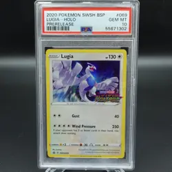 PSA 10 GEM POKEMON CARD 2020 VIVID VOLTAGE PROMO LUGIA PRE-RELEASE #069 - Image 1