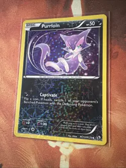 Purrloin RC13/RC25 Legendary Treasures: Radiant Collection Holo Pokemon Card - Image 1