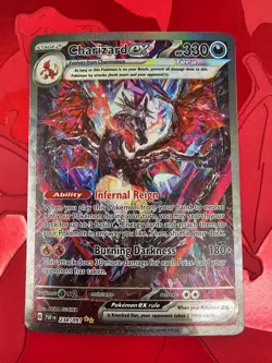 Pokemon TCG Charizard EX Holo Card Paldean Fates 234/091 SV - Image 1