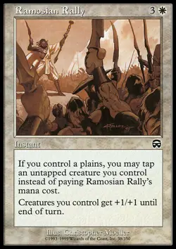 X4 Ramosian Rally Mercadian Masques Light Play MTG Magic DNA GAMES - Image 1