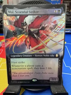 Mai, Scornful Striker (Extended Art) Avatar: The Last Airbender Magic MTG FOIL - Image 1
