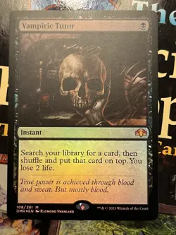 Vampiric Tutor Dominaria Remastered Foil - Image 1