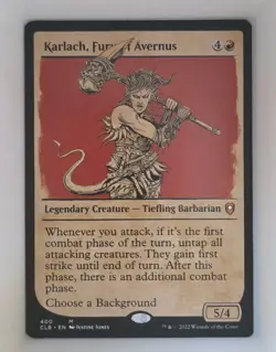Karlach, Fury Of Avernus 400 Battle for Baldur's Gate CLB Mythic NM MTG 2022 - Image 1
