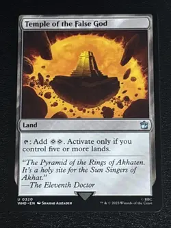 MTG Universes Beyond: Doctor Who Temple of the False God 0320 NM - Image 1