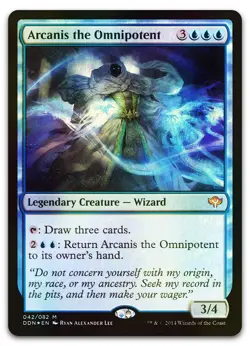 Arcanis the Omnipotent #42 (Foil) (LP) Speed vs Cunning DDN Magic MTG - Image 1