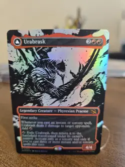 Urabrask The Great Work (MOM#299) Showcase Foil NM - MtG Magic the Gathering - Image 1