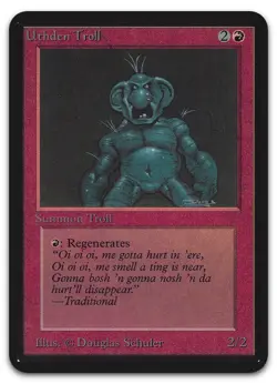 Uthden Troll (NM) Alpha Edition LEA Magic MTG - Image 1