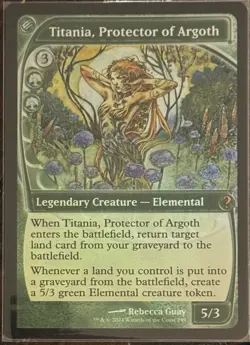 MTG Titania, Protector of Argoth(Future Sight) Mystery Booster 2 Foil - Image 2