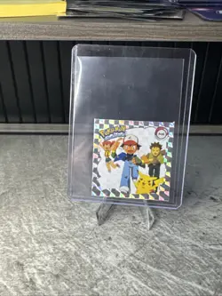 Vintage 1999 Artbox Pokemon Pikachu Ash Friends Series 1 Sticker No. Pr 25 Holo - Image 1