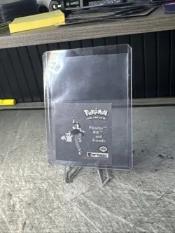 Vintage 1999 Artbox Pokemon Pikachu Ash Friends Series 1 Sticker No. Pr 25 Holo - Image 2