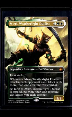 MTG Magic the Gathering SPG Special Guests Borderless Mirri Weatherlight Duelist - Image 1