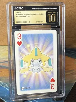 Pokemon AllStar Deck Playing Cards Jirachi Pristine 10 CGC 2016 - Image 1