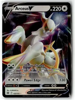 Arceus V ⭐ 122/172 Holo Rare V Brilliant Stars 2022 Pokemon NM - Image 1