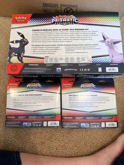 Pokemon TCG Scarlet and Violet Prismatic Evolutions Premium Figure Collection - Image 2
