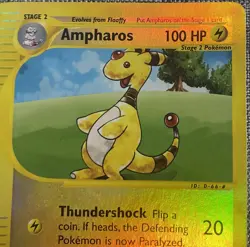 Pokemon TCG: Ampharos #1/147 Aquapolis Set Reverse Holo NM-M - Image 3