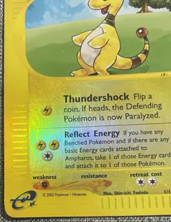 Pokemon TCG: Ampharos #1/147 Aquapolis Set Reverse Holo NM-M - Image 5