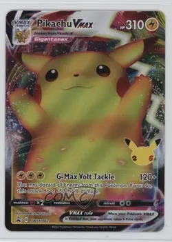 FA - Pikachu VMAX (Pikachu VMAX Box) Pokemon Sword & Shield Black Star #SWSH062 - Image 1