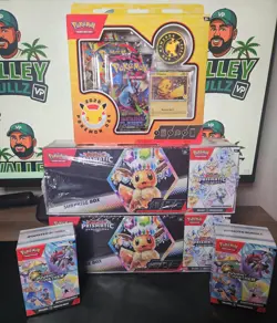 Sealed Pokemon Lot Prismatic Box Bundle X2- JT Booster X2 - 30th PokemonDay Box - Image 1