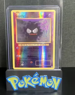 2016 Pokemon Gastly Reverse Holo Evolutions Card - Image 1