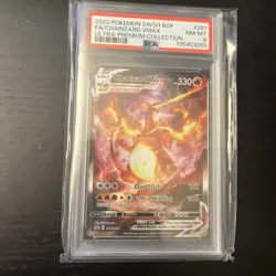 2022 Pokemon Charizard VMAX Ultra Premium Collection Promo PSA 8 SWSH261 - Image 1