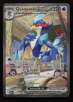 Quaquaval ex #260/193 SV02: Paldea Evolved Pokemon (1L) - Image 1