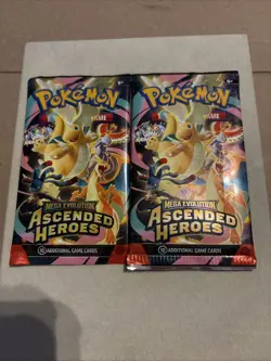Pokemon Mega Evolution Ascended Heroes Booster Packs Set Of 2 - Image 1