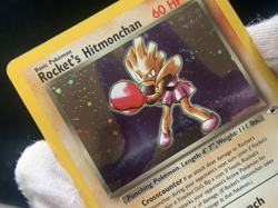 2000 Pokemon Gym Heroes (G1) ROCKET'S HITMONCHAN #11/132 Rare Unlimited Holo LP - Image 2