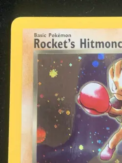 2000 Pokemon Gym Heroes (G1) ROCKET'S HITMONCHAN #11/132 Rare Unlimited Holo LP - Image 5