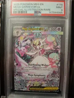 MEGA GARDEVOIR EX PSA 9 2025 POKEMON EVOLUTION 178/132 SIR - Image 1