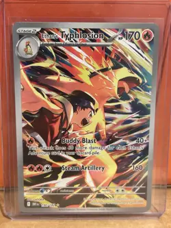Pokemon TCG Ethan's Typhlosion 190/182 Destined Rivals Illustration Rare - Image 1