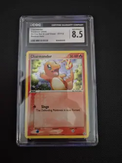 Charmander Pokemon 2004 Ex Fire Red & Leaf Green 57/112 Reverse Holl CGC 8.5NM/M - Image 1