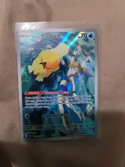 Misty's Psyduck Illustration Rare Pokemon TCG - SV10: Destined Rivals 193/182 NM - Image 1