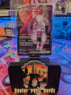 Pokemon TCG Team Rockets Mewtwo EX 213/182 Ultra Rare Destined Rivals NM - Image 1