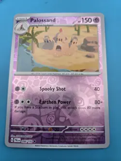 Pokemon - Palossand - Reverse Holo - 096/193 - Paldea Evolved - NM - Image 1