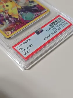 2023 Pokemon Sword & Shield Pikachu Crown Zenith 160/159 Secret Rare PSA 10 - Image 5