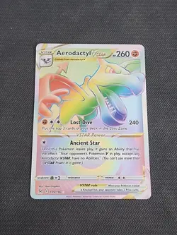 Pokemon Lost Origin "Aerodactyl VSTAR" 199/196 / Secret Rare / Near Mint - Image 2