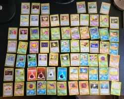 Alte Pokemon Karten Sammlung 70x WotC 1. Edition Bundle Vintage - Excellent - Image 1