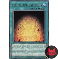 Yugioh Millennium Revelation MZMI-EN070 Rare 1st Edition NM - Image 1